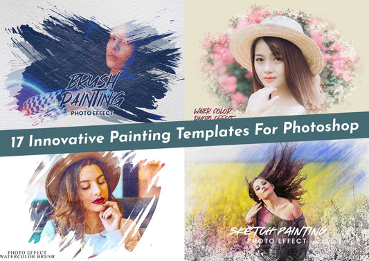 17 Innovative Painting Templates For Photoshop