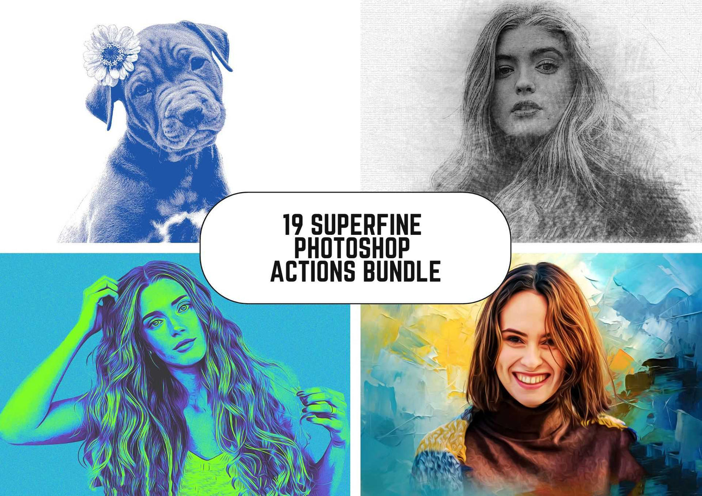 19 Superfine Photoshop Actions Bundle