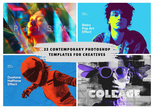 23 Contemporary Photoshop Templates For Creatives