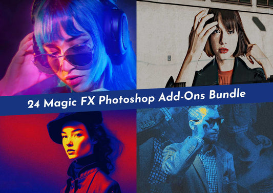 24 Magic FX Photoshop Add-Ons Bundle