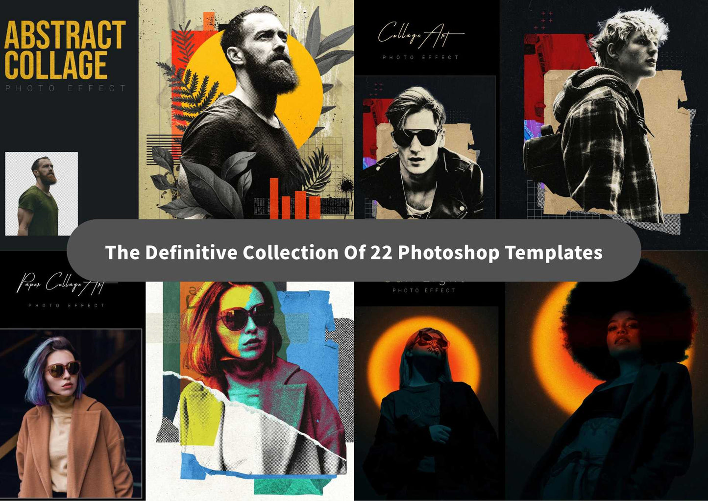 The Definitive Collection Of 22 Photoshop Templates - Photoboto