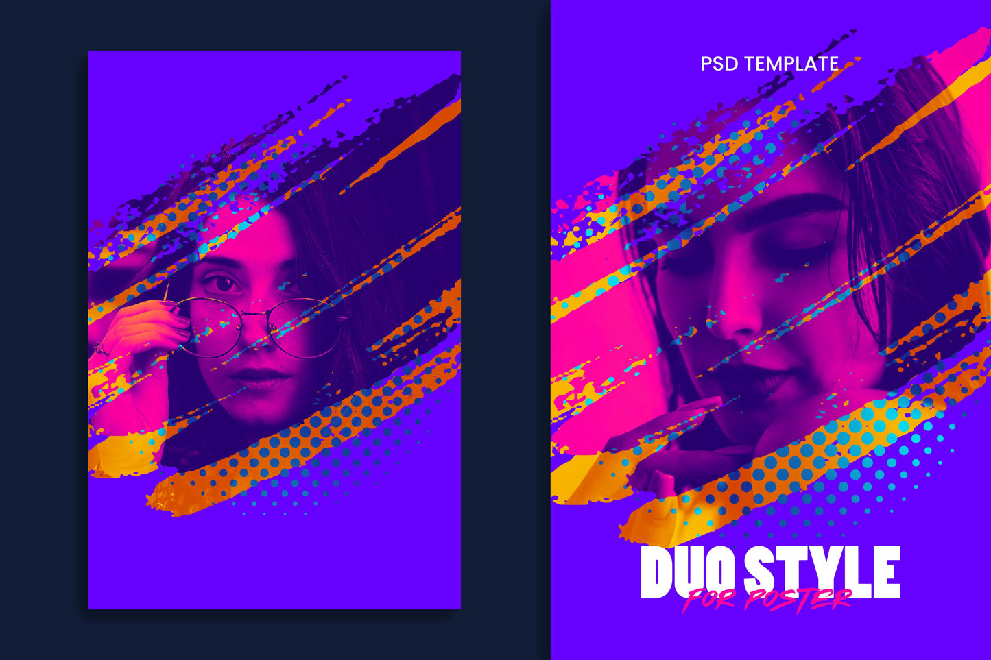 18 Comprehensive Portrait Photoshop Templates Bundle