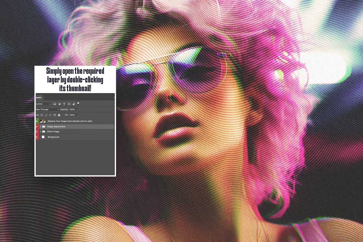 25 Luminous FX Photoshop Templates Mega Pack - Photoboto