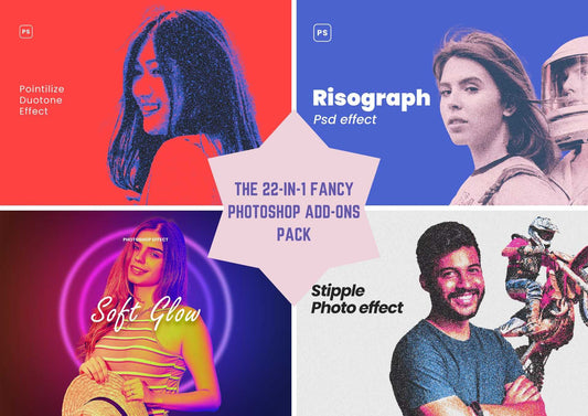 The 22-In-1 Fancy Photoshop Add-Ons Pack